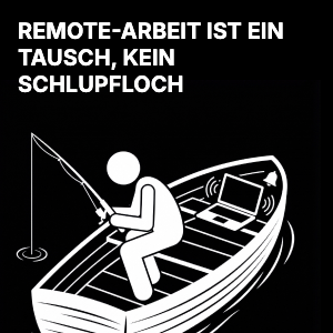 Remote-Arbeit ist ein Tauschgeschäft, kein Schlupfloch