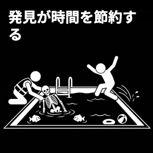 発見が時間を節約する